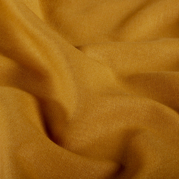 Woven Viscose Linen fabric Unicolour Oker