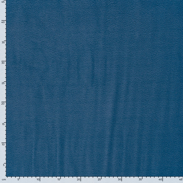 Polar Fleece fabric Unicolour Indigo