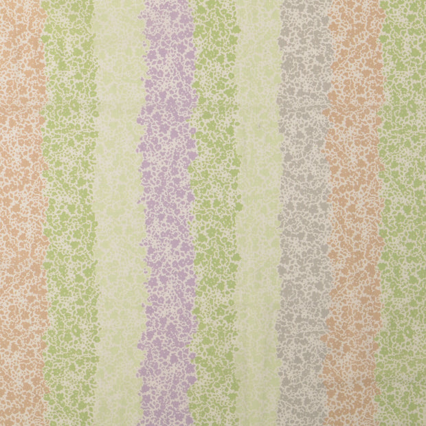 Voile tissu fleurs Lilas