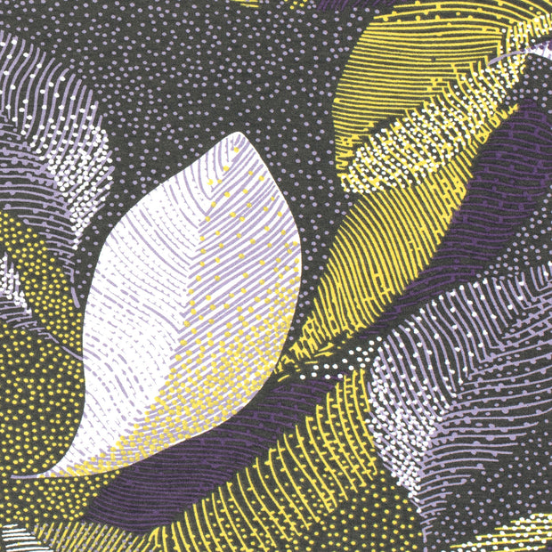 Viscosa Jersey tela Abstracto Gris oscuro