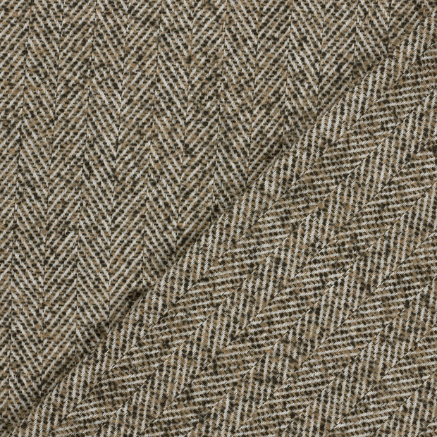 Jacquard stof Effen brushed 
