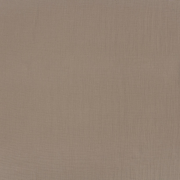 Muslin fabric Beige matte 
