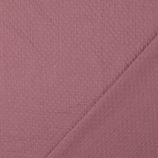 Jacquard fabric Old Pink yarn dyed 