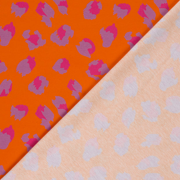 Jersey fabric Panther digital printed 
