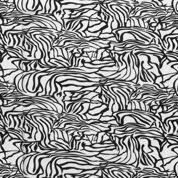 Geweven Viscose Linnen stof Wit mat 