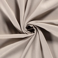 Viscose Poplin Effen Beige