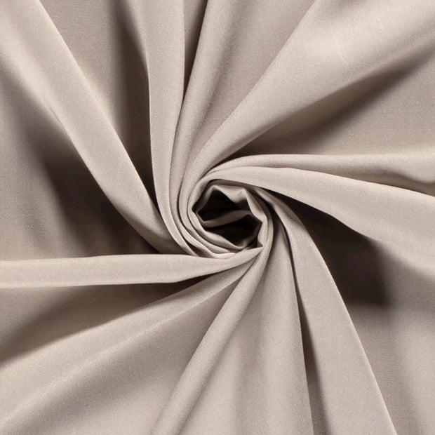 Viscose Poplin fabric Unicolour Beige
