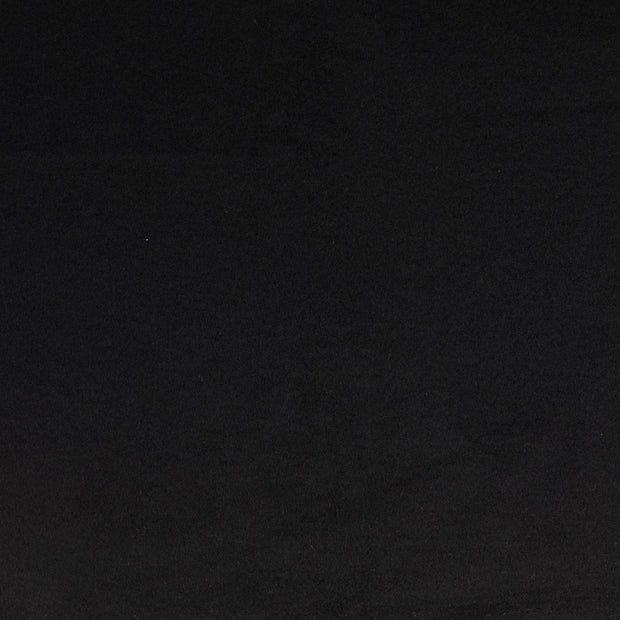 Fleece fabrik Uni Schwarz