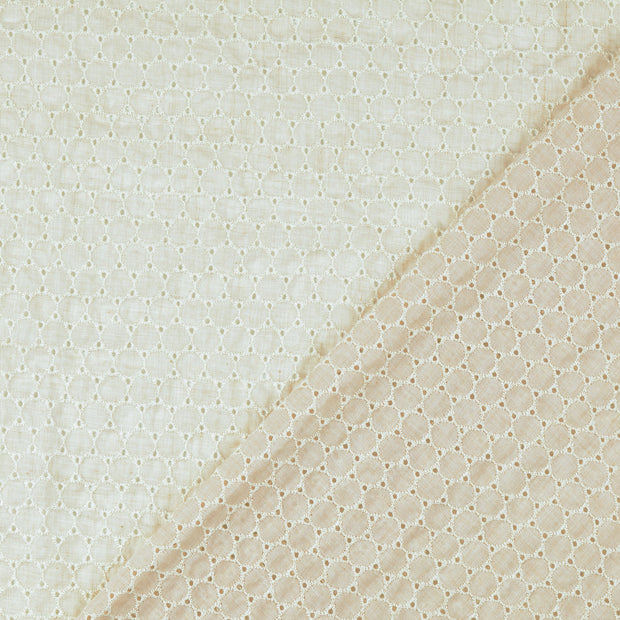  fabric Off White embroidered 