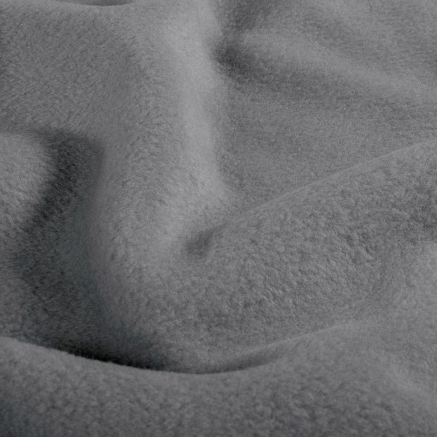 Polar Fleece tela Unicolor Gris oscuro