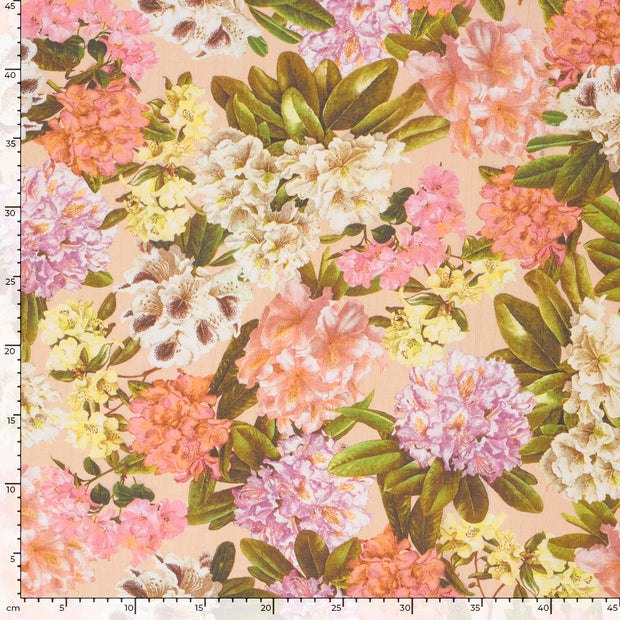  fabric Flowers Salmon
