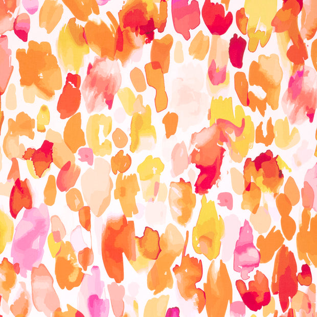 Viscose Poplin fabric Orange 