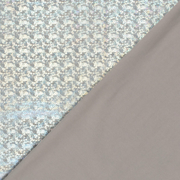 Lamé fabric Snakes foiled 