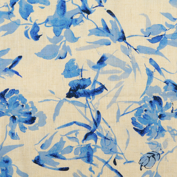  tela Flores Azul claro