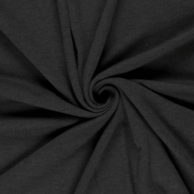 Poly Viscose Jersey fabric Black 