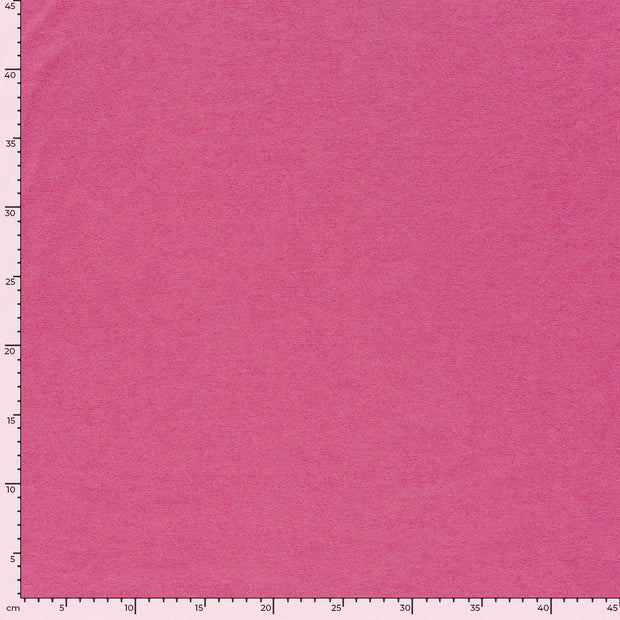 Heavy Knit fabric Melange Fuchsia
