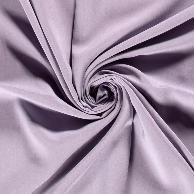 Bambou Poplin tissu Unicolore Mauve clair