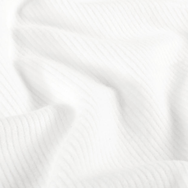 Poly Viscose Jersey fabric Unicolour Off White