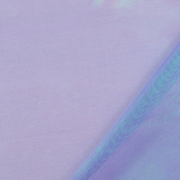 Organza fabric Lila glitter print 