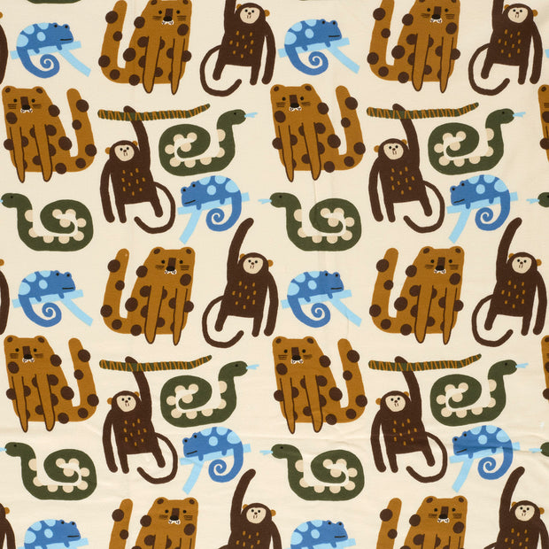 French Terry fabric Beige matte 