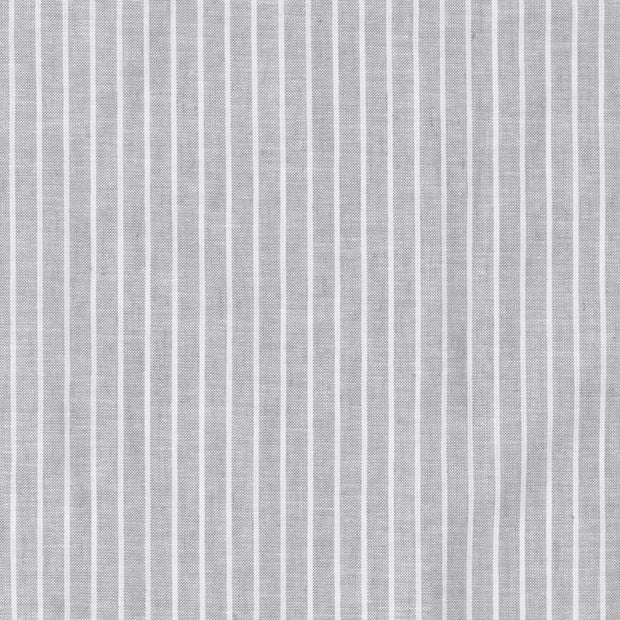 Chambré tissu rayures Gris clair