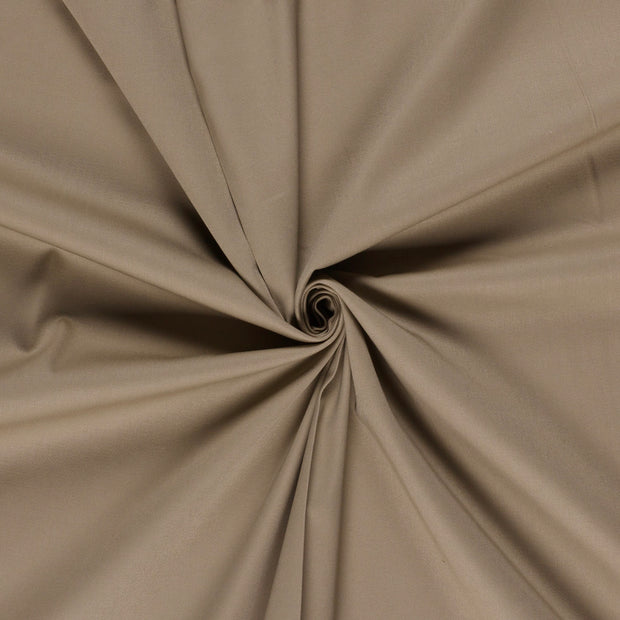 Cotton Satin fabric Beige 