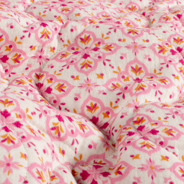 Musselin gepolstert fabrik Abstrakt Fuchsia
