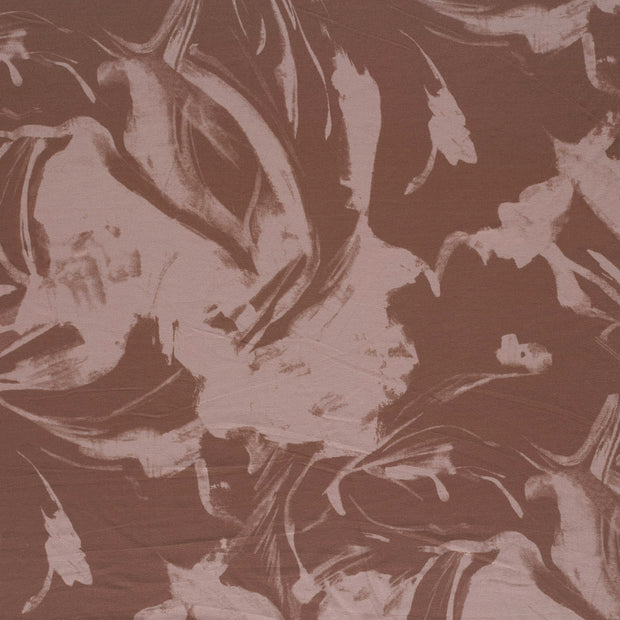 Viscose Jersey fabric Brown matte 