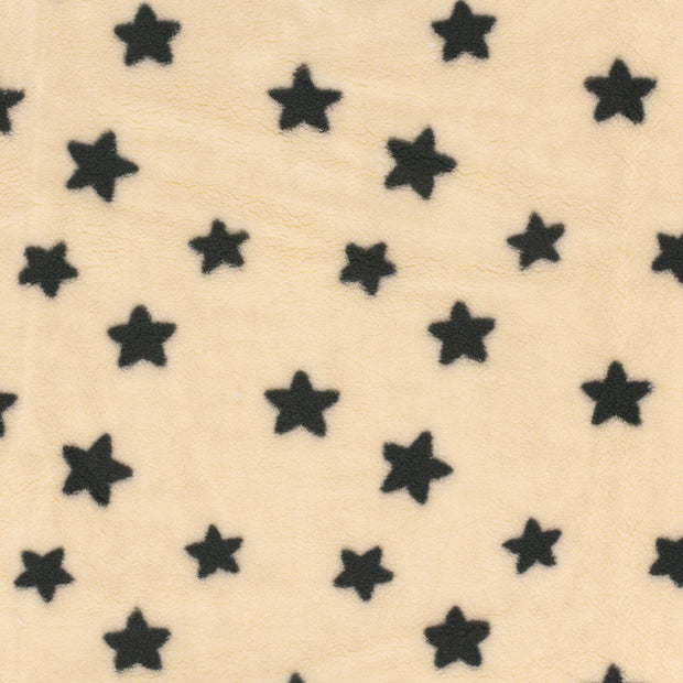 Sherpa Fleece fabric Beige matte 