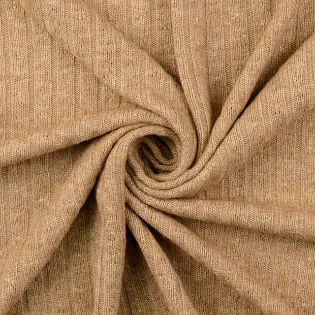 Heavy Knit tissu Beige 