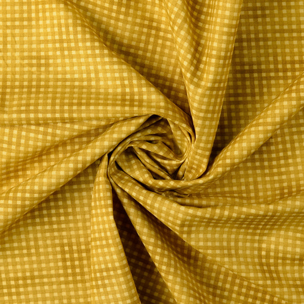 Cotton Poplin fabric Yellow 