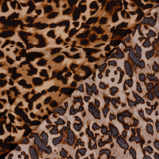 Borken Crepe fabric Abstract printed 