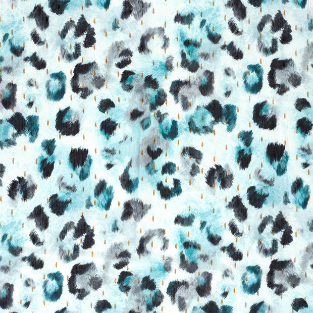 Chiffon fabric Dark Mint semi-transparent 