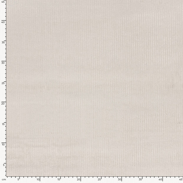 Corduroy 4.5w fabric Unicolour Beige
