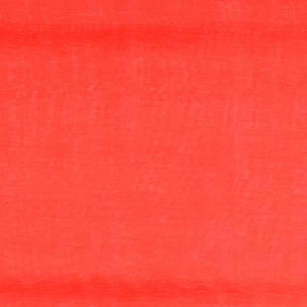 Organza fabric Unicolour Red