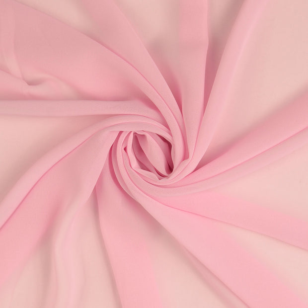Chifón tela Rosa claro 