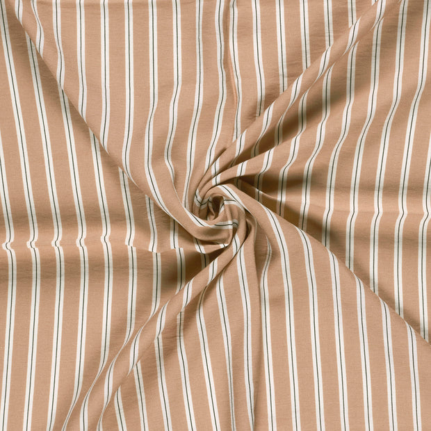 Viscose Nylon Crepe tissu Camel imprimé 