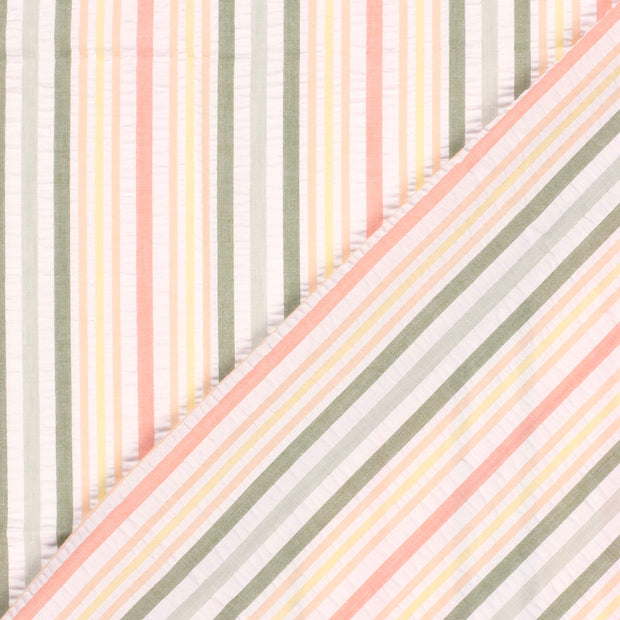 Seersucker fabric Stripes 