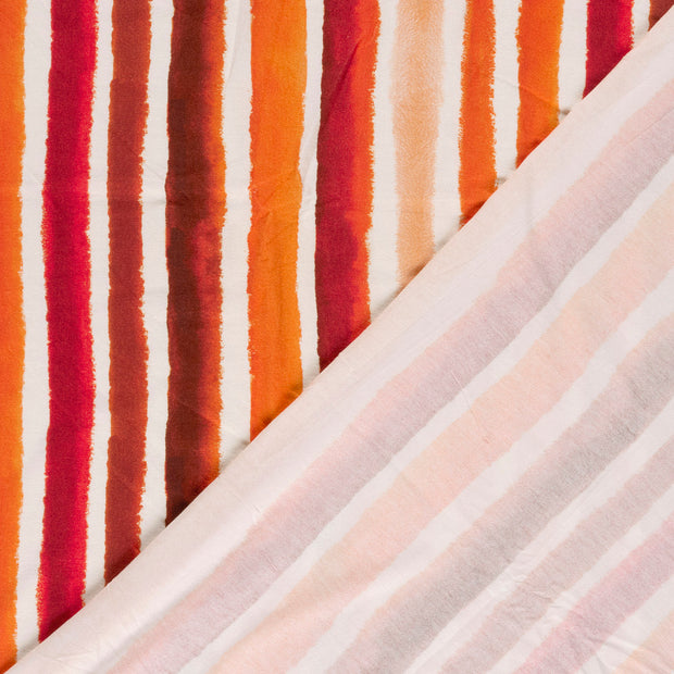 Viscose Jersey fabric Stripes digital printed 