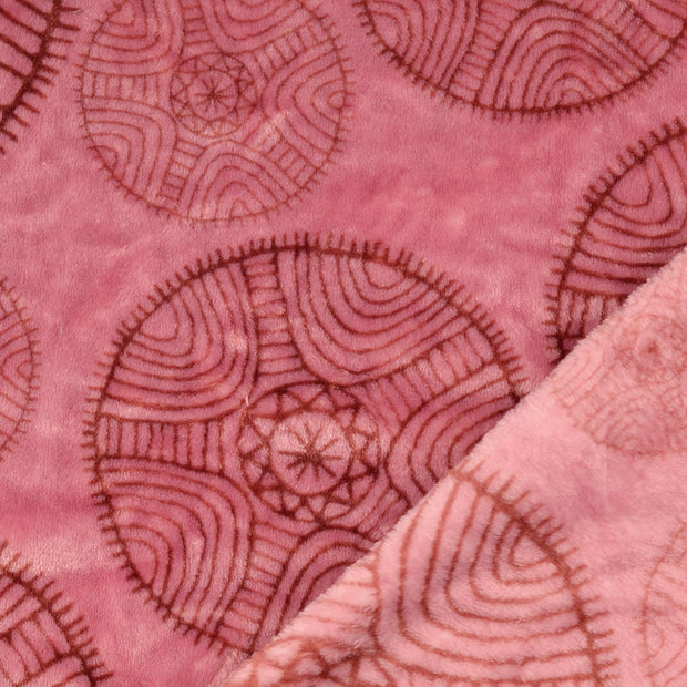 Polaire tissu Mandalas imprimé 
