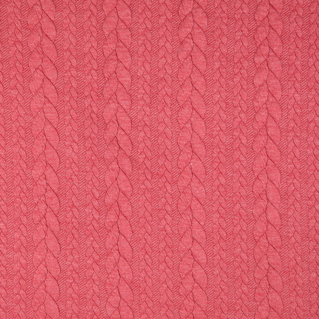 Jacquard stof Effen Bordeaux