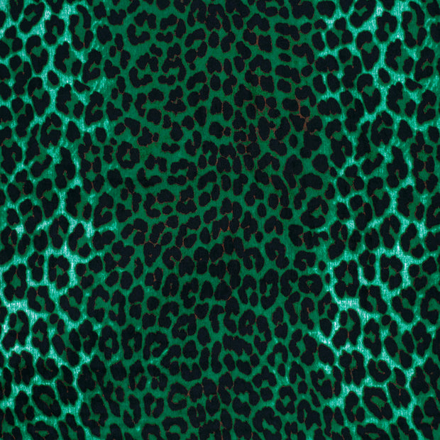 Satin Velvet fabric Green 