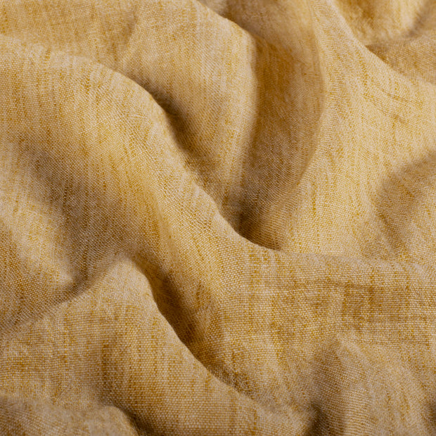 Woven Polyester tissu Unicolore Ocre