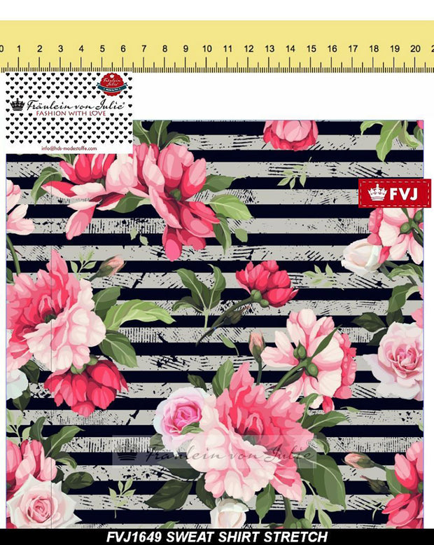 French Terry fabric Abstract 