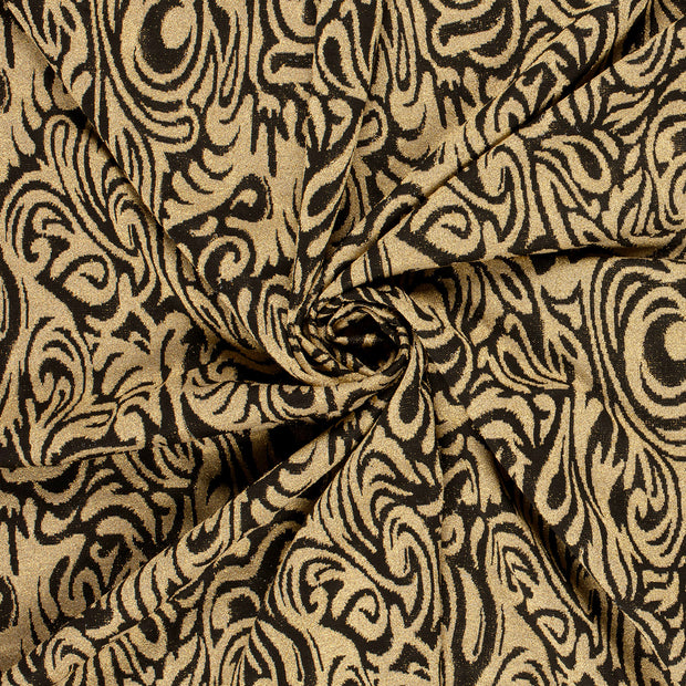 Jacquard fabrik Gold Lurex 