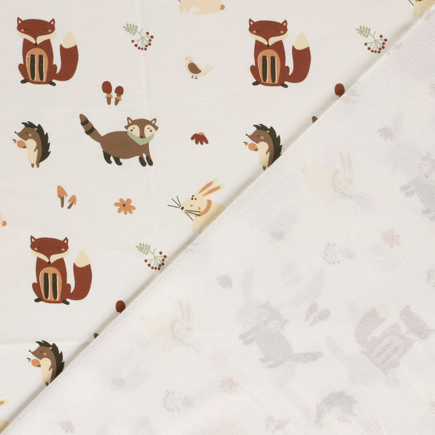 French Terry fabric printed 