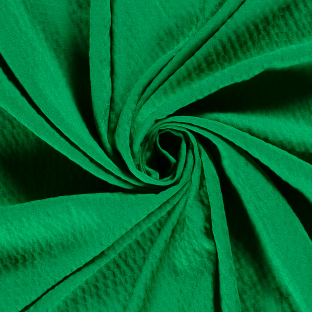 Viscose Bubble fabrik Uni Grün