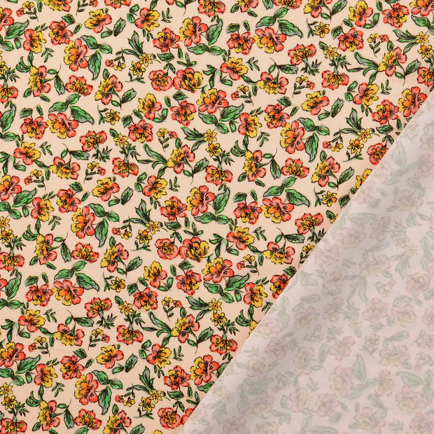 Sergé de Viscose tissu Nude imprimé numérique 