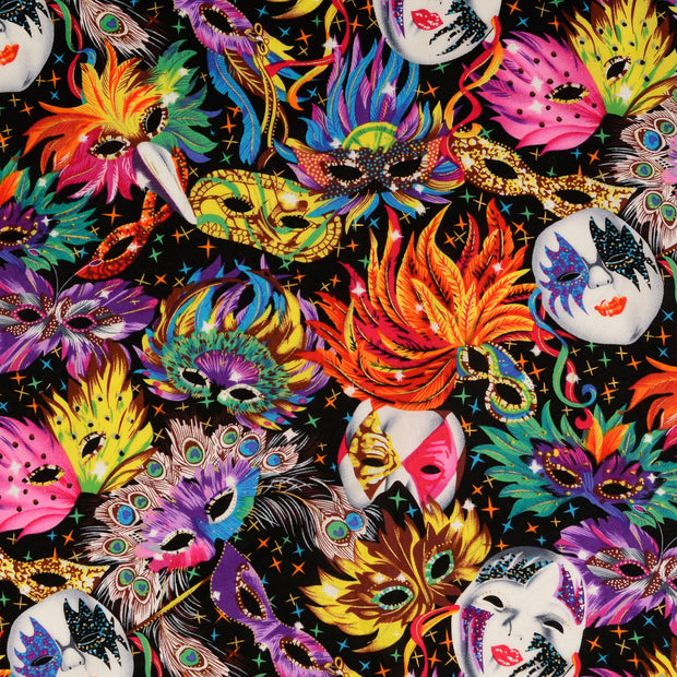 Cotton Poplin fabric Multicolor 