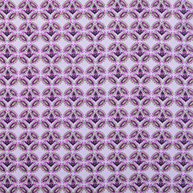 Viscose Twill fabrik Geometrische Helllila